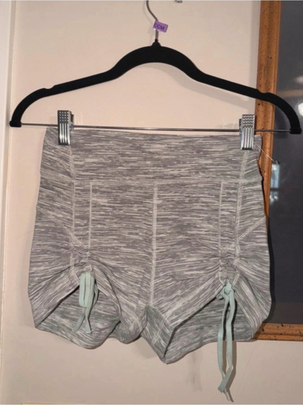 Lululemon Women's Gray Marled Drawstring Active Shorts